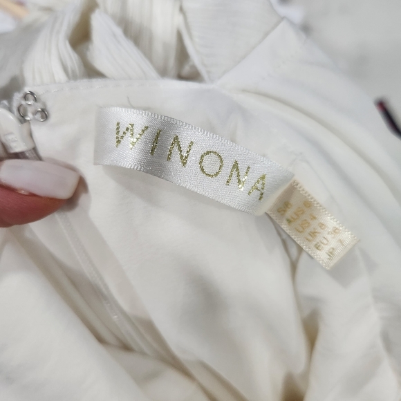 Winona Australia Clara Bow Jumpsuit Textured White 4 - Picture 12 of 15